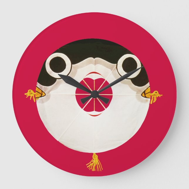 Reloj Redondo Grande Buitre fugú (Anverso)