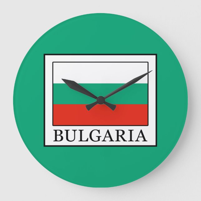 Reloj Redondo Grande Bulgaria (Anverso)