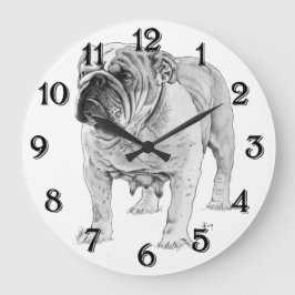 Reloj Redondo Grande Bulldog
