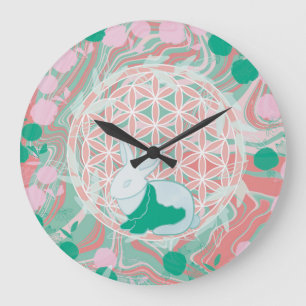 Reloj Redondo Grande Bunny