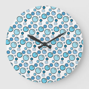 Reloj Redondo Grande Burbujas