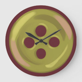 Reloj Redondo Grande Button 