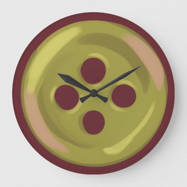 Reloj Redondo Grande Button  (Anverso)