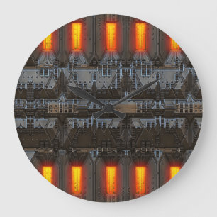 Reloj Redondo Grande C.C. Tec 10 Wall Clocks & Numeral Options