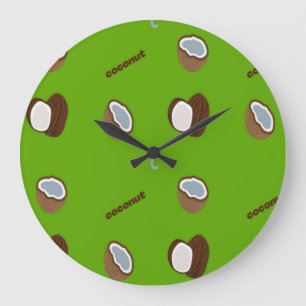 Reloj Redondo Grande C para verde de coco