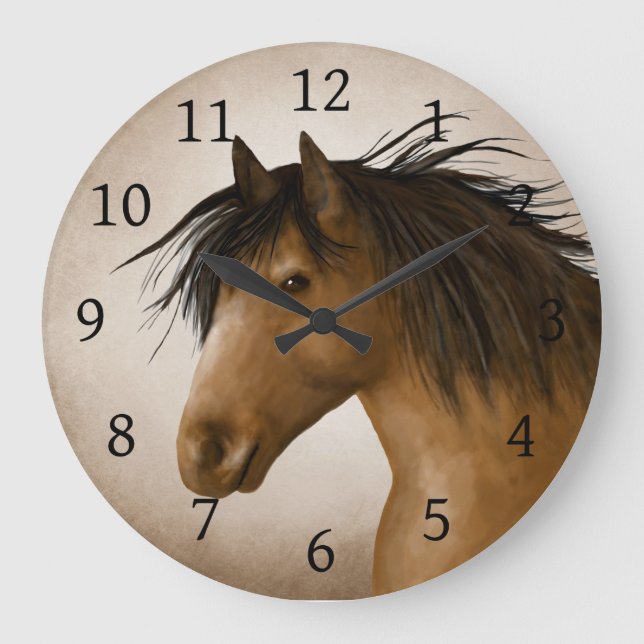 Reloj Redondo Grande caballo 11 (Anverso)