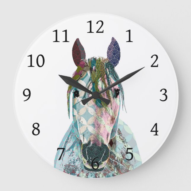 Reloj Redondo Grande Caballo 12 (Anverso)
