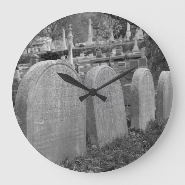 Reloj Redondo Grande cabeceras antiguas (Anverso)