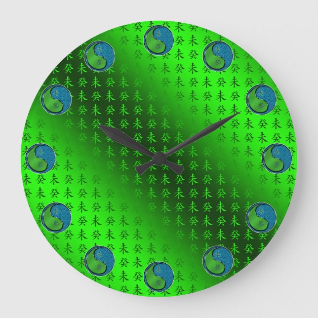 Reloj Redondo Grande Cabra de Agua (Anverso)