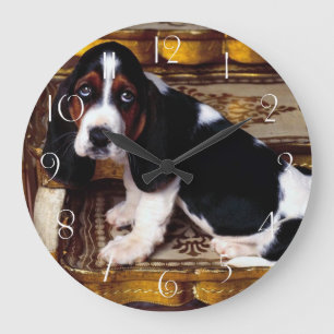 Reloj Redondo Grande Cachorro de abono