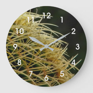 Reloj Redondo Grande Cactus spikes