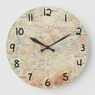 Reloj Redondo Grande Cadena del lago Saranac (lagos inferiores, mediano