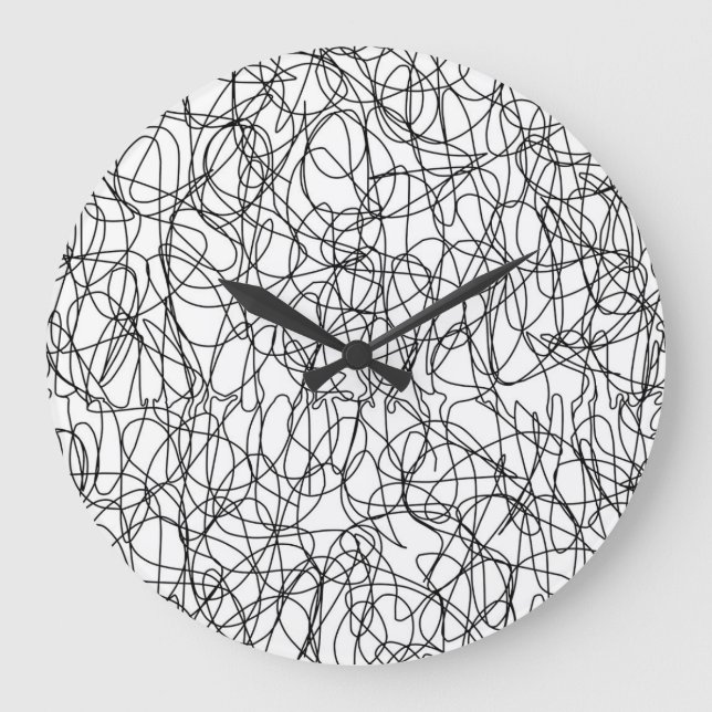 Reloj Redondo Grande Cadena sin fin: Sinfonía de textura tejida (Anverso)