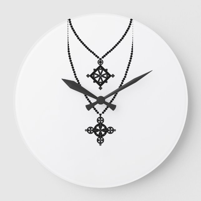 Reloj Redondo Grande Cadena y colgante (Anverso)