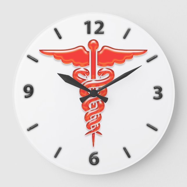 Reloj Redondo Grande Caducidad médica (Anverso)