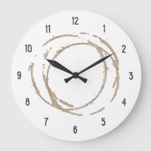 Reloj Redondo Grande Café Coffee Time stains cocina