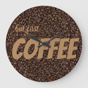 Reloj Redondo Grande Café frijol