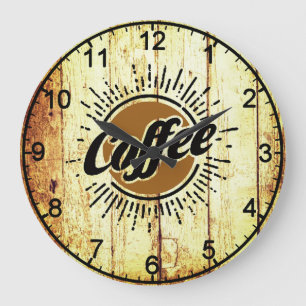 Reloj Redondo Grande Café ventilado