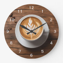 Cafetería Latte Cappucccino en Mesa Art