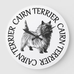 Reloj Redondo Grande cairn terrier