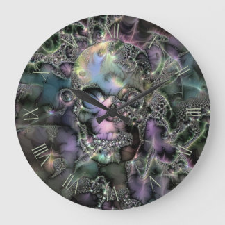 Reloj Redondo Grande Calavera mágica