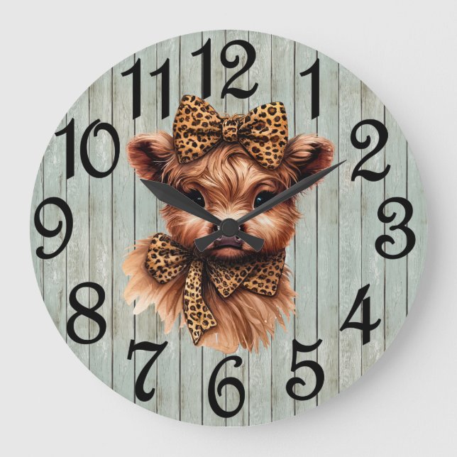 Reloj Redondo Grande Calf Highland Country (Anverso)