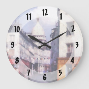 Reloj Redondo Grande Calle París