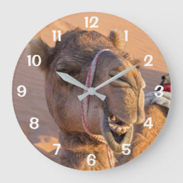 Reloj Redondo Grande Camel divertido