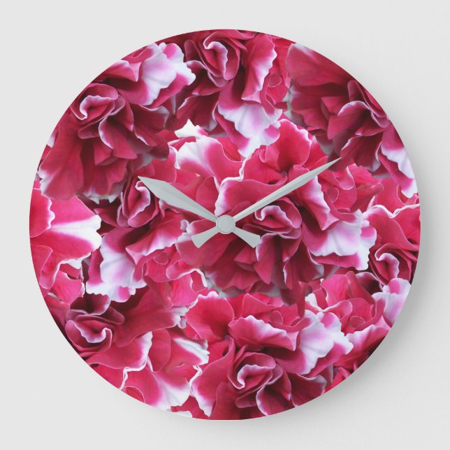 Reloj Redondo Grande Camelot Red Floral (Anverso)