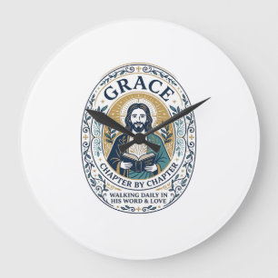 Reloj Redondo Grande Camiseta gráfica de la comunidad de lectura del cl