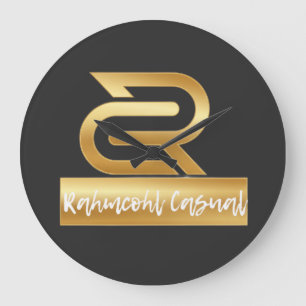 Reloj Redondo Grande Camiseta informal Rahmcohl