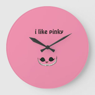 Reloj Redondo Grande camiseta me gusta pinky