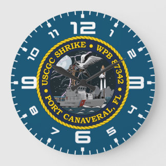Reloj Redondo Grande Camiseta USCGC Shrike WPB 87342