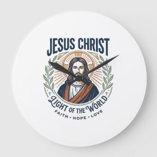 Reloj Redondo Grande Camiseta Valores Femeninos Moda Modesta Jesús Insp