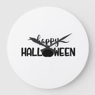 Reloj Redondo Grande Camisetas Feliz Halloween halloween