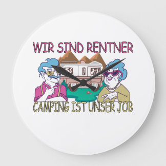 Reloj Redondo Grande Camping ist en toller Rentner Job