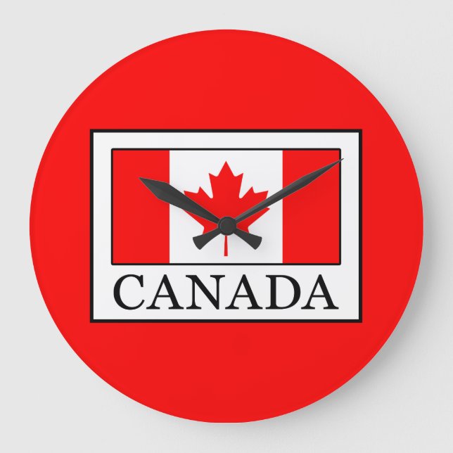 Reloj Redondo Grande Canadá (Anverso)