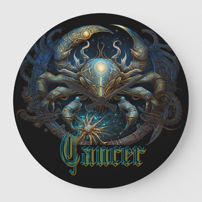 Reloj Redondo Grande Cáncer (Anverso)