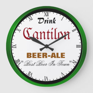 Reloj Redondo Grande Cantlon Beer