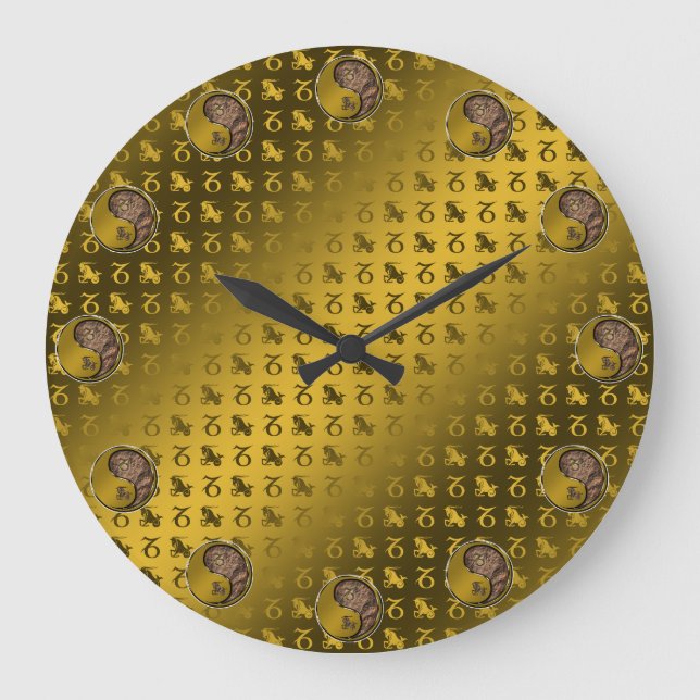 Reloj Redondo Grande Capricornio (Anverso)