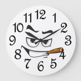 Reloj Redondo Grande Cara de caricatura