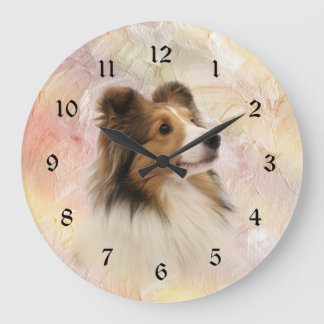 Reloj Redondo Grande Cara de concha