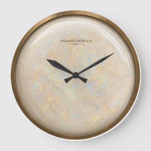 Reloj Redondo Grande Cara réplica de Ópalo Grand Central cuarzo