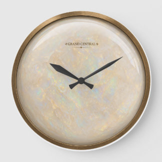 Reloj Redondo Grande Cara réplica de Ópalo Grand Central cuarzo