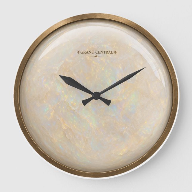 Reloj Redondo Grande Cara réplica de Ópalo Grand Central cuarzo (Anverso)