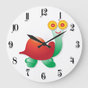 Reloj Redondo Grande Caracol gracioso