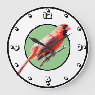 Reloj Redondo Grande Cardenal septentrional
