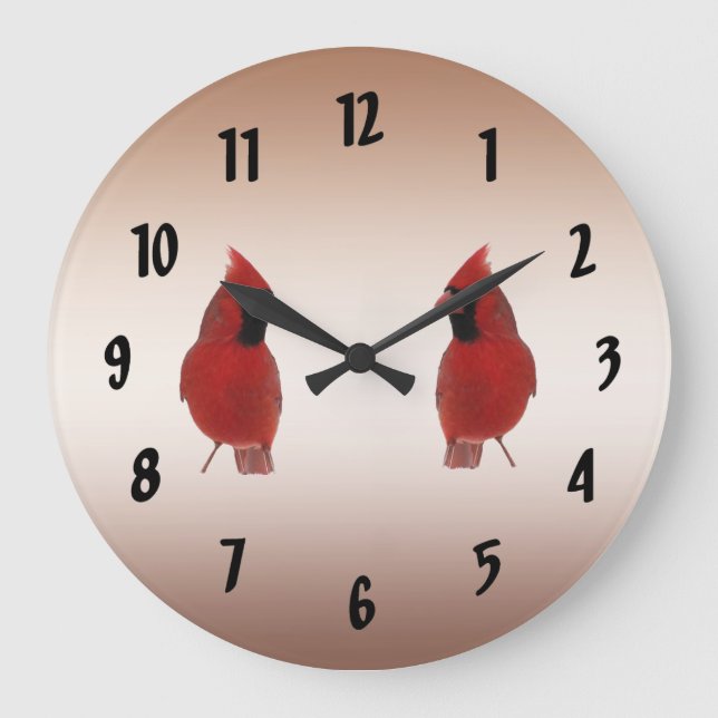 Reloj Redondo Grande Cardenales (Anverso)