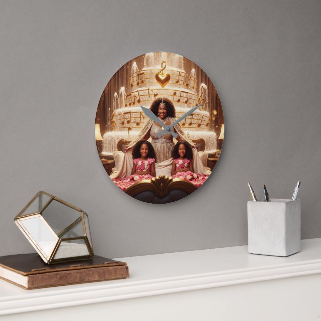 Reloj Redondo Grande Carera E de la madre (Oficina)