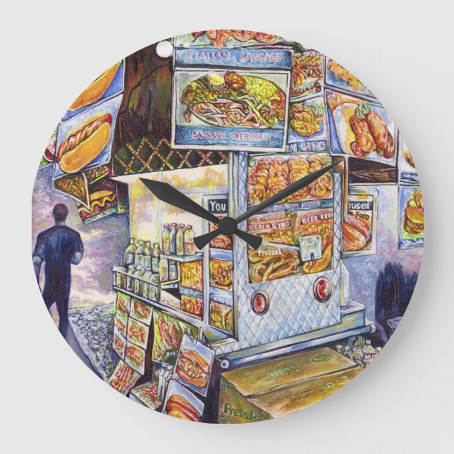 Reloj Redondo Grande Carga de trabajo artística extraordinaria (Anverso)